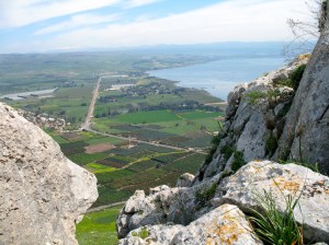 Mt Arbel in Israel. The mountain where the religious leaders would retreat to pray at the time of Christ.